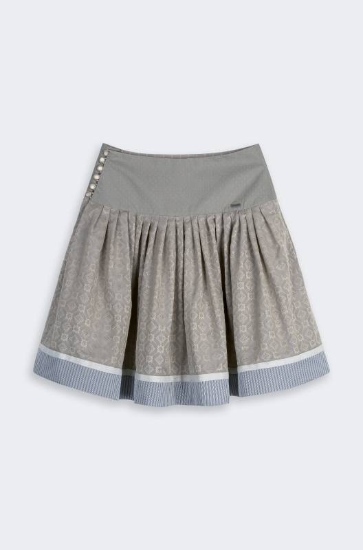 Rockmacherin Bierfuizl Damen-Trachtenrock mit Passe und edel leicht schimmenden Jacquard