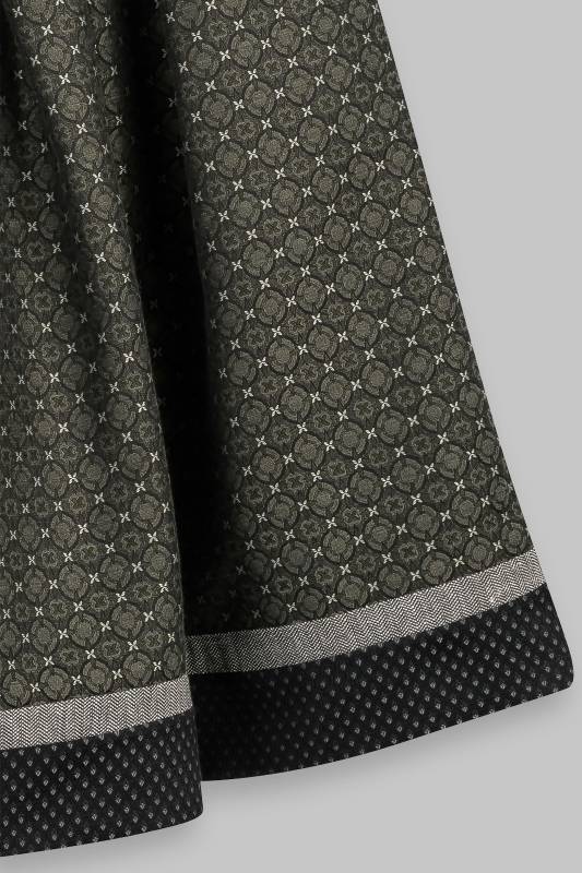 Rockmacherin Chrischtbomlobe Trachtenrock Aus Schimmernder Baumwollmisung