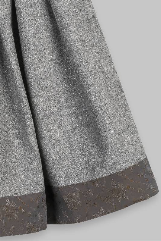 Rockmacherin Deddlesklöüs Trachtenrock Aus Traditionellem Loden Mit Silberfaden