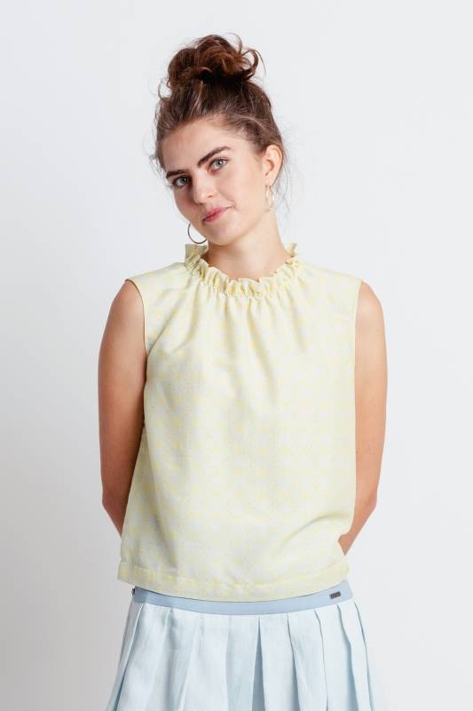 Rockmacherin Edda Luftige Trachtenbluse aus Seiden-Baumwollmischung