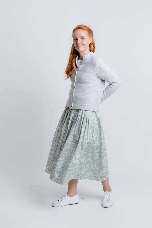 Rockmacherin Florentine Trachten-Strickjacke Mit Stehkragen Aus Merinowolle