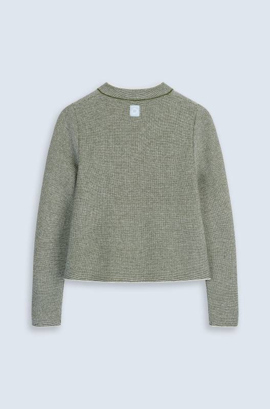 Rockmacherin Florentine Trachten-Strickjacke Mit Stehkragen Aus Merinowolle