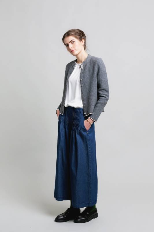 Rockmacherin Florentine Trachtenstrickjacke Mit Stehkragen