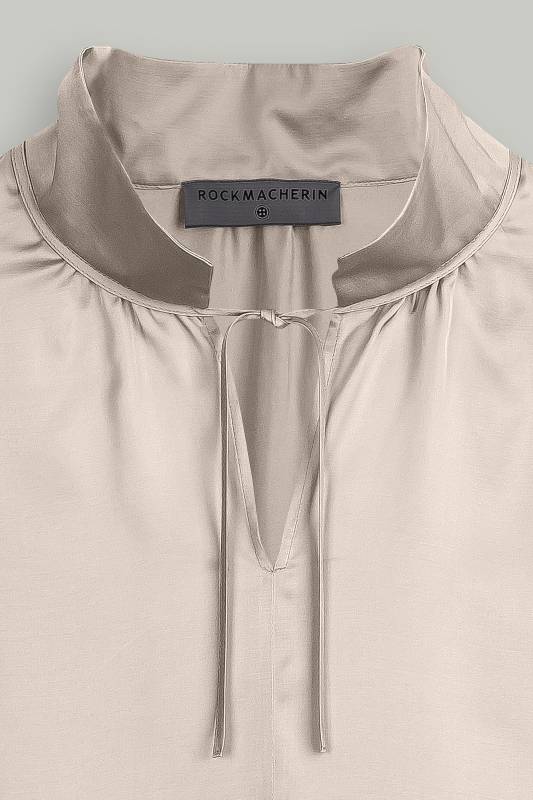 Rockmacherin Hilla Damenbluse Oversized Aus Viskosesatin