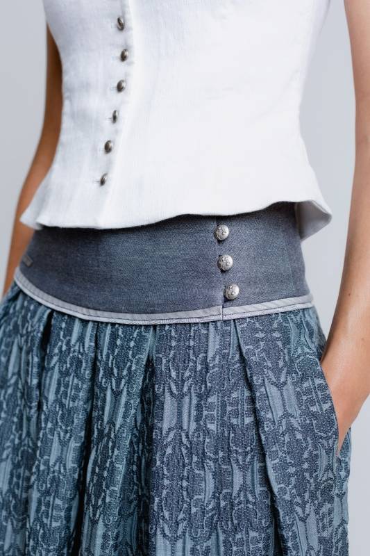 Rockmacherin Himmi Trachctenrock In Midilänge Mit Strukturiertem Jacquard