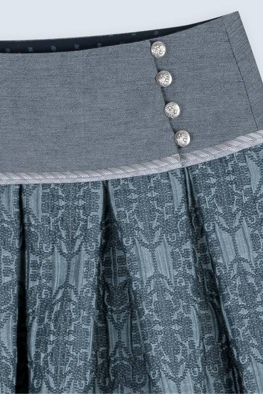 Rockmacherin Himmi Trachctenrock In Midilänge Mit Strukturiertem Jacquard