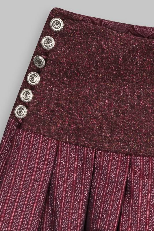 Rockmacherin Holdermües Trachtenrock Aus Seidig Schimmernder Baumwollmischung