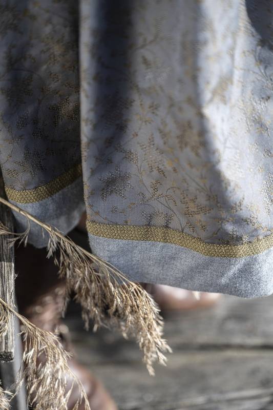 Rockmacherin Isbluma Trachterrock Mit Blumenmuster Auf Edlem Jacquardstoff