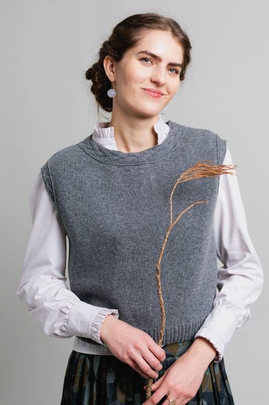 Rockmacherin Kalo Wadenlanger Rock Mit Plakativem Print Und Zwei Taschen