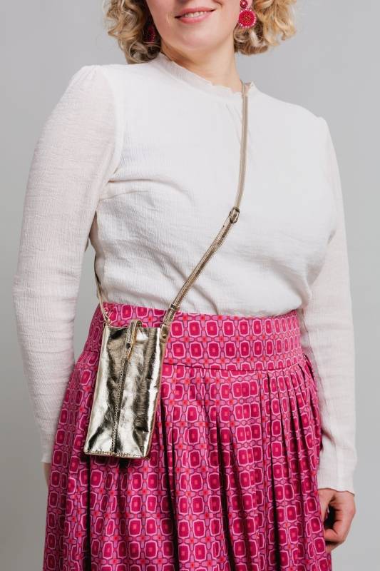 Rockmacherin Kalo Wadenlanger Rock Mit Print Und Zwei Taschen