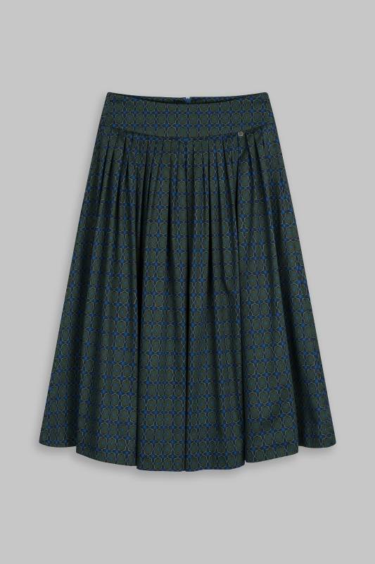 Rockmacherin Kalo Wadenlanger Rock mit Print und zwei Taschen Rockmacherin Kalo Wadenlanger Rock mit Print und zwei Taschen