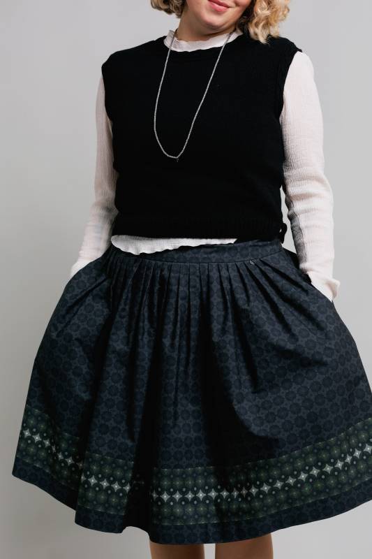 Rockmacherin Kalotta Trachtenrock Mit Viskosefutter Und Zwei Taschen