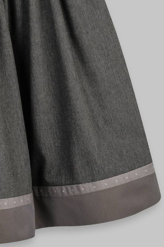 Rockmacherin Klöüsebärbl Trachtenrock Aus 100% Baumwllflanell Und Edlem Jacquaerd-Bund