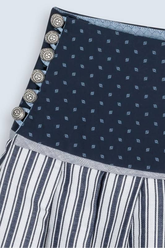 Rockmacherin Liegeschdui Trachtenrock Für Damen Mit Passe Und Streifen