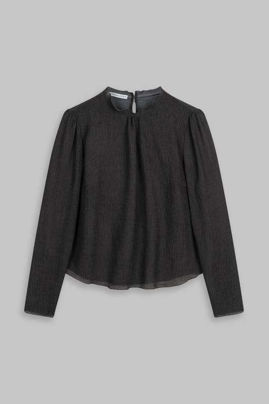 Rockmacherin Lucia Romantische Damenbluse aus Viskose-Crêpe Rockmacherin Lucia Romantische Damenbluse aus Viskose-Crêpe