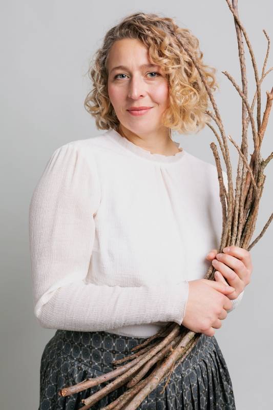 Rockmacherin Lucia Romantische Damenbluse aus Viskose-Crêpe Rockmacherin Lucia Romantische Damenbluse aus Viskose-Crêpe