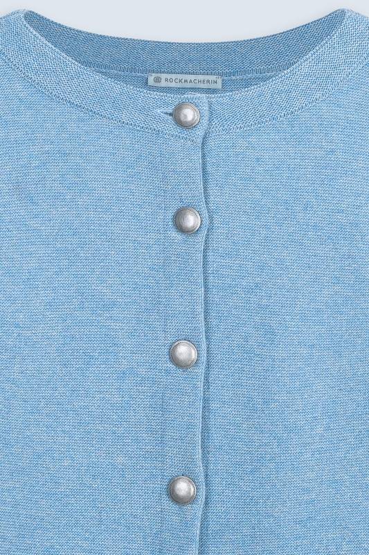 Rockmacherin Mella Strickjacke Im Landhaus-Stil, Mit Trendig Kurzem Ärmel