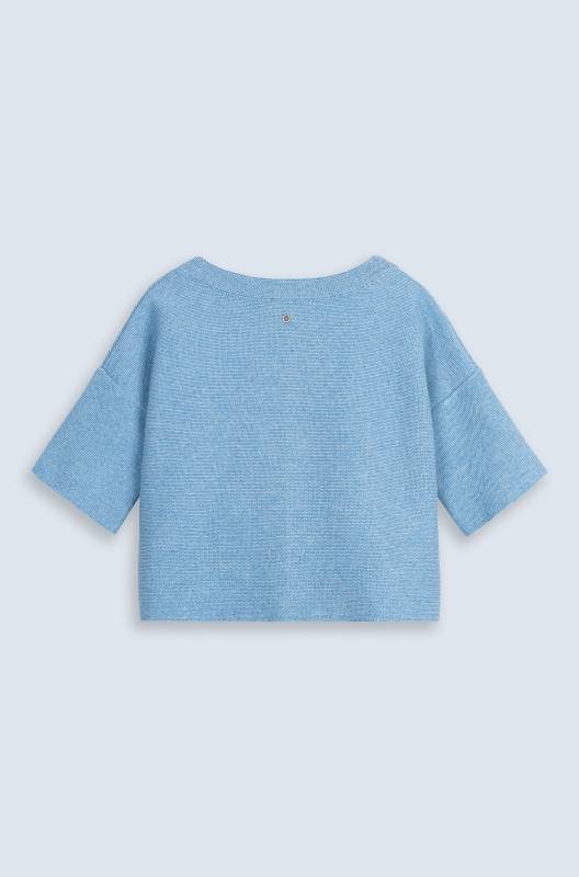 Rockmacherin Mella Strickjacke Im Landhaus-Stil, Mit Trendig Kurzem Ärmel