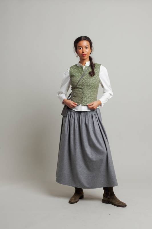 Rockmacherin Nanni Bachmann Damen Trachtenweste Aus Wolljacquard