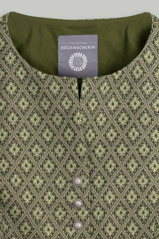 Rockmacherin Nanni Bachmann Damen Trachtenweste Aus Wolljacquard