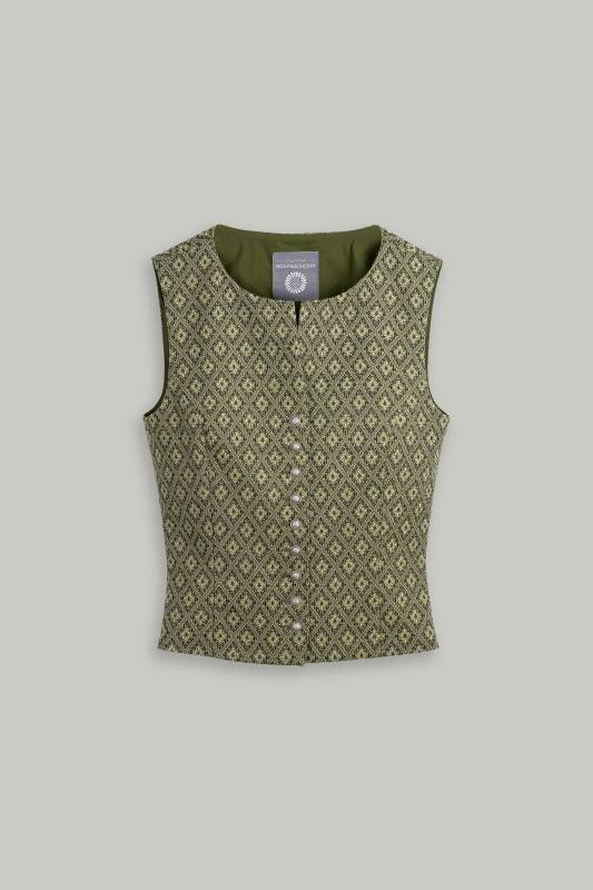 Rockmacherin Nanni Bachmann Damen Trachtenweste aus Wolljacquard Rockmacherin Nanni Bachmann Damen Trachtenweste aus Wolljacquard