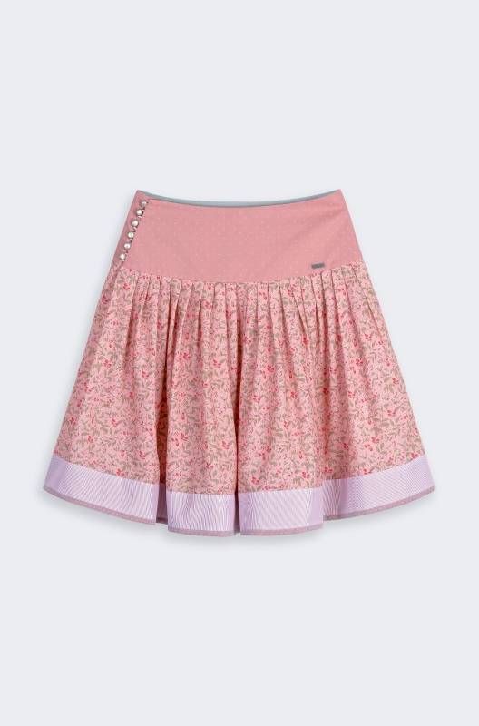 Rockmacherin Osterhos Trachterock mit Passe und Blümchenmuster Rockmacherin Osterhos Trachterock mit Passe und Blümchenmuster