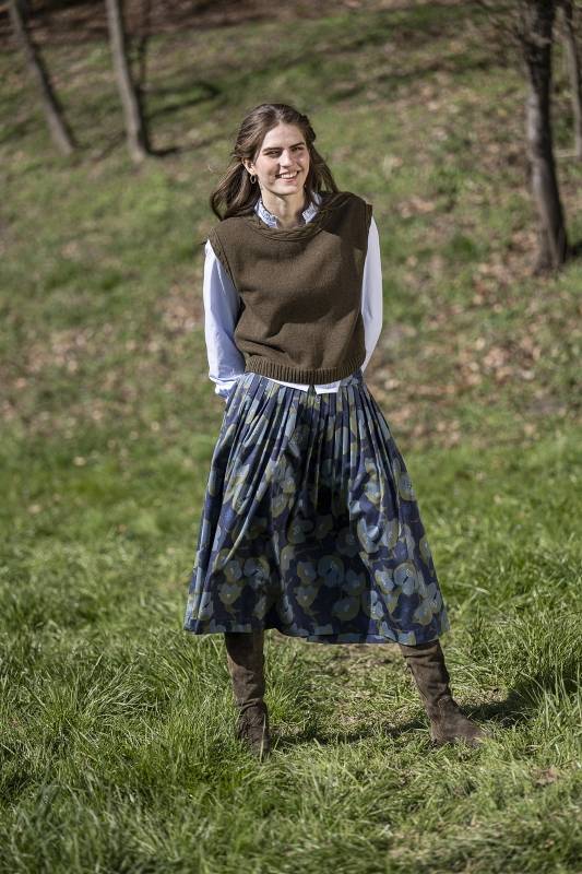 Rockmacherin Ottilie Trachtiger Strickpullunder Kurz Und Gerade Geschnitten