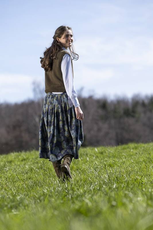 Rockmacherin Ottilie Trachtiger Strickpullunder Kurz Und Gerade Geschnitten