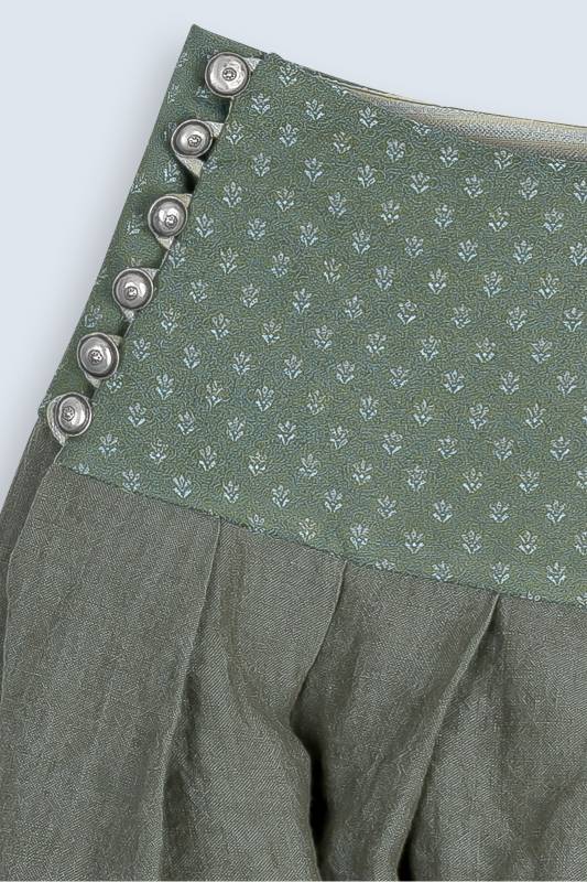 Rockmacherin Pfeiffadeggl Trachtenrock Mit Passe Und Irischem Leinen