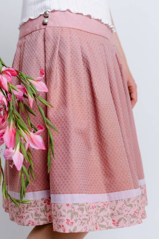 Rockmacherin Pfingstox Damen-Trachtenrock Mit Feinstem Baumwolljacquard