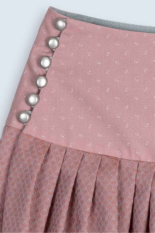 Rockmacherin Pfingstox Damen-Trachtenrock Mit Feinstem Baumwolljacquard