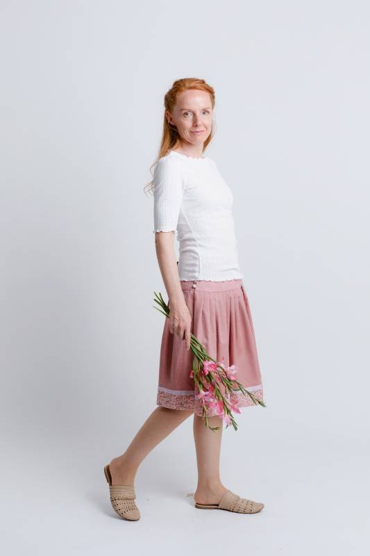 Rockmacherin Pfingstox Damen-Trachtenrock mit feinstem Baumwolljacquard