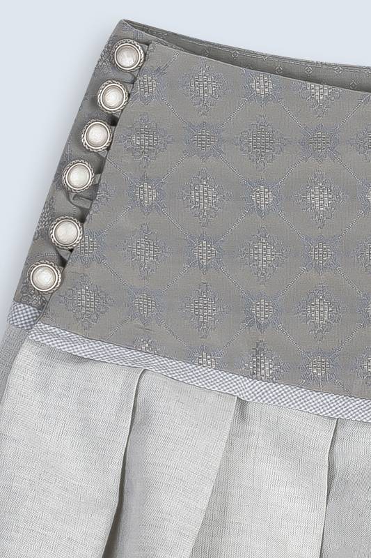 Rockmacherin Radlerhoibe Trachtenrock Für Damen Aus Hellem Halbleinen