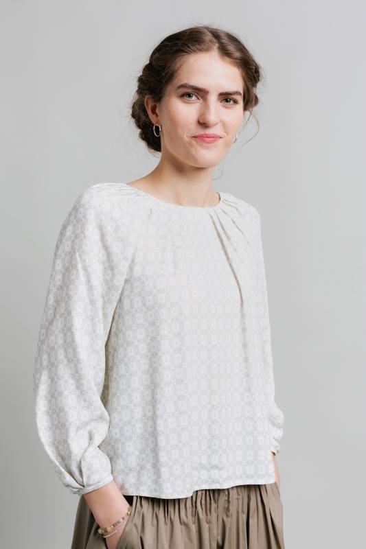 Rockmacherin Regula Elegante Damenbluse Aus Fließendem Viskoseflanell