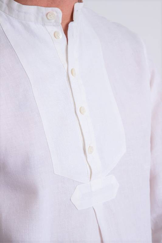 Rockmacherin Hans Leinen Weiß