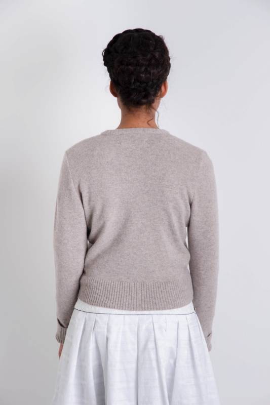 Rockmacherin Käthe Light Strickjacke Lehm