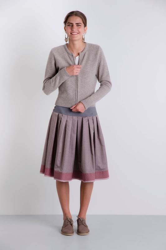 Rockmacherin Käthe Light Strickjacke Lehm