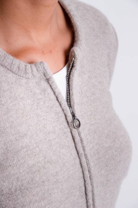 Rockmacherin Käthe light Strickjacke lehm Rockmacherin Käthe light Strickjacke lehm