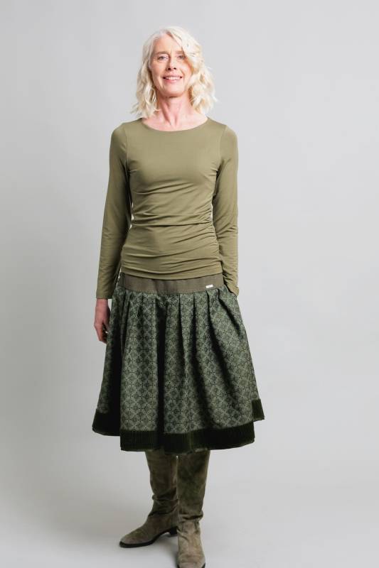 Rockmacherin Malou Langarm-Shirt Mit Raffung