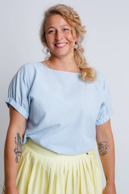 Rockmacherin Oana Damen-Bluse Im Kimono-Stil