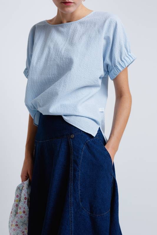 Rockmacherin Oana Damen-Bluse Im Kimono-Stil