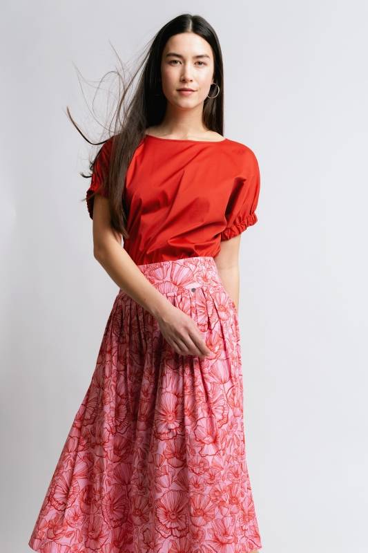 Rockmacherin Oana Damen-Bluse Im Kimono-Stil