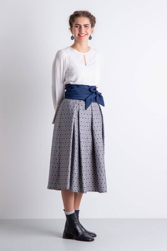 Rockmacherin Rock Münter Grau Blau