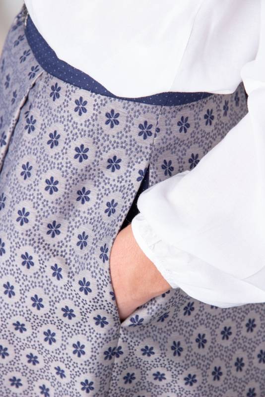 Rockmacherin Rock Münter Grau Blau