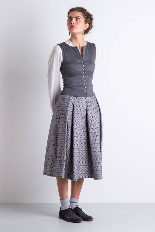 Rockmacherin Rock Münter Grau Blau