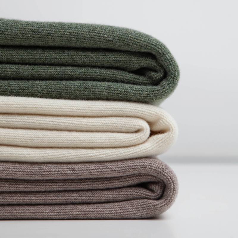 Rockmacherin Rosengarten Strickdecke Merino