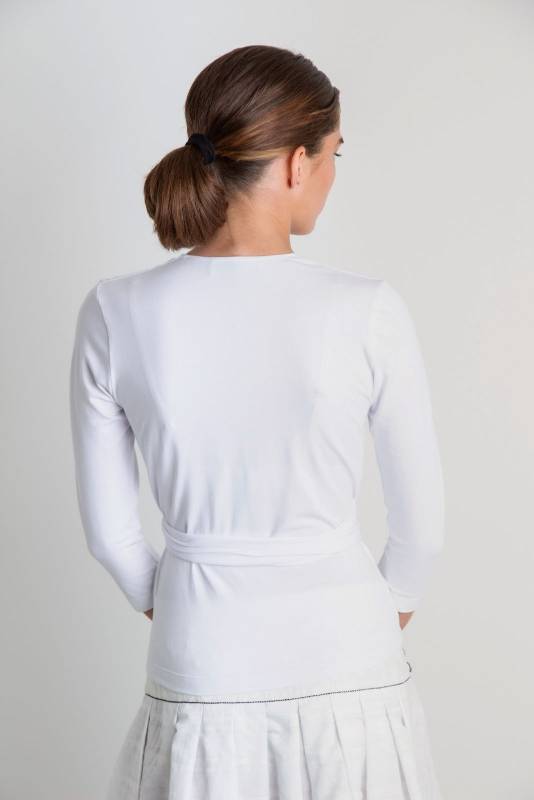 Rockmacherin Rosi Wickelshirt Weiß