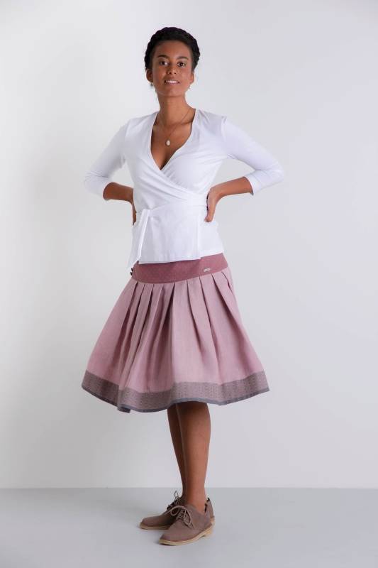 Rockmacherin Rosi Wickelshirt Weiß