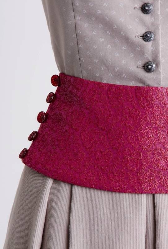 Rockmacherin Schärpe Pink-rot