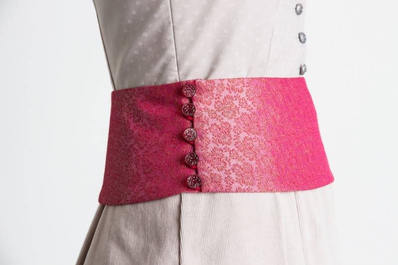 Rockmacherin Schärpe Pink-rot